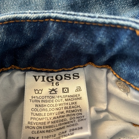 Vigoss denim distressed shorts - Picture 4 of 4
